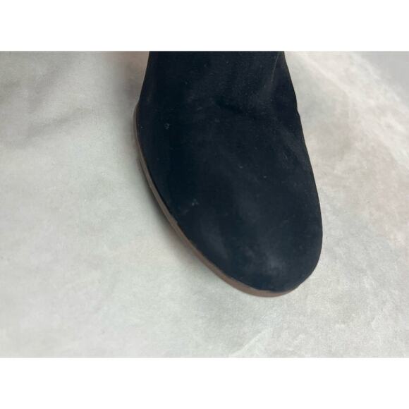 Circus by Sam Edelman Ankle Booties Boots Size 8 Black Suede Preston Side Zip - Picture 6 of 11